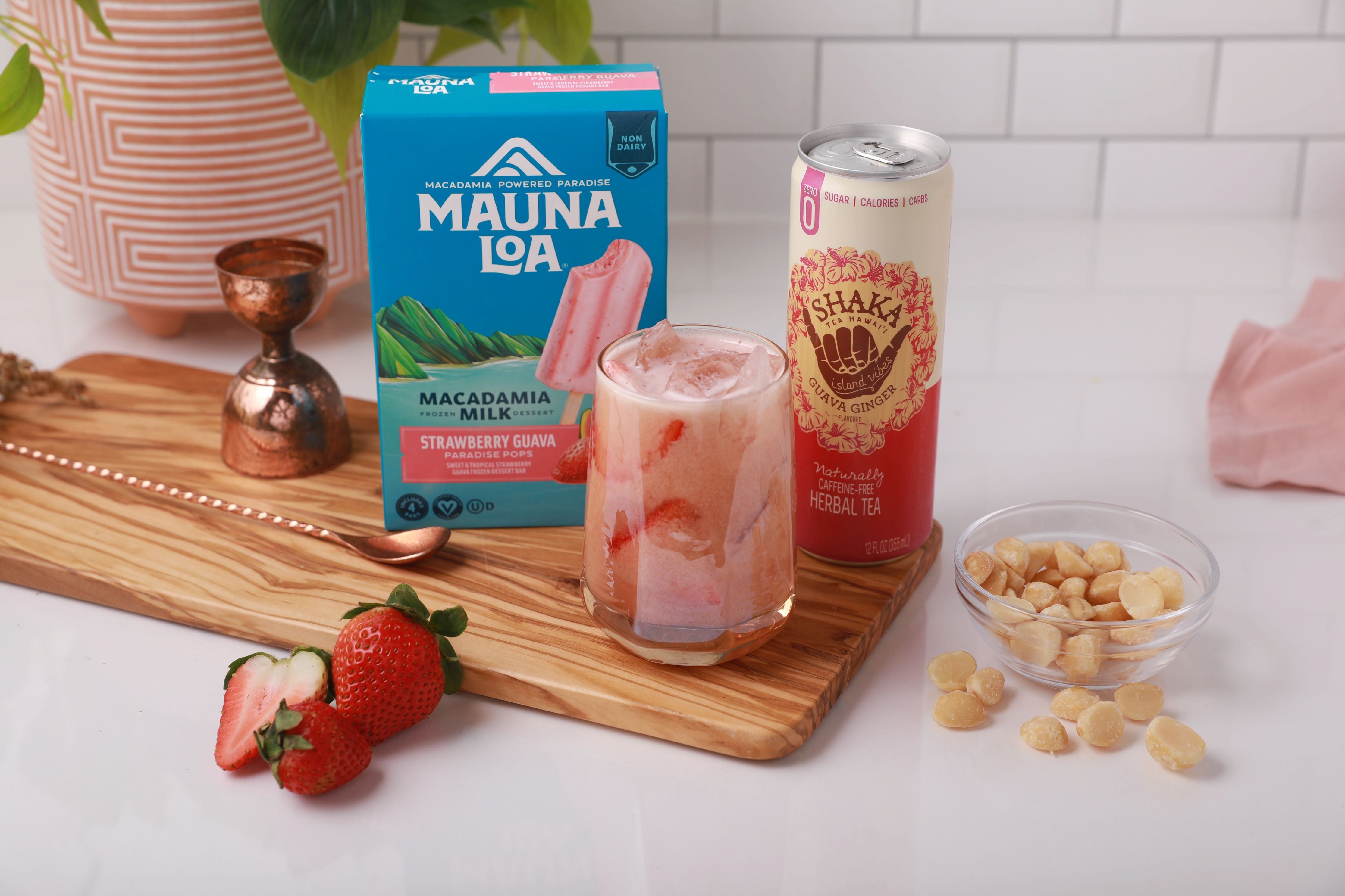 Mauna Loa x Shaka Tea Strawberry Fresca Mocktail
