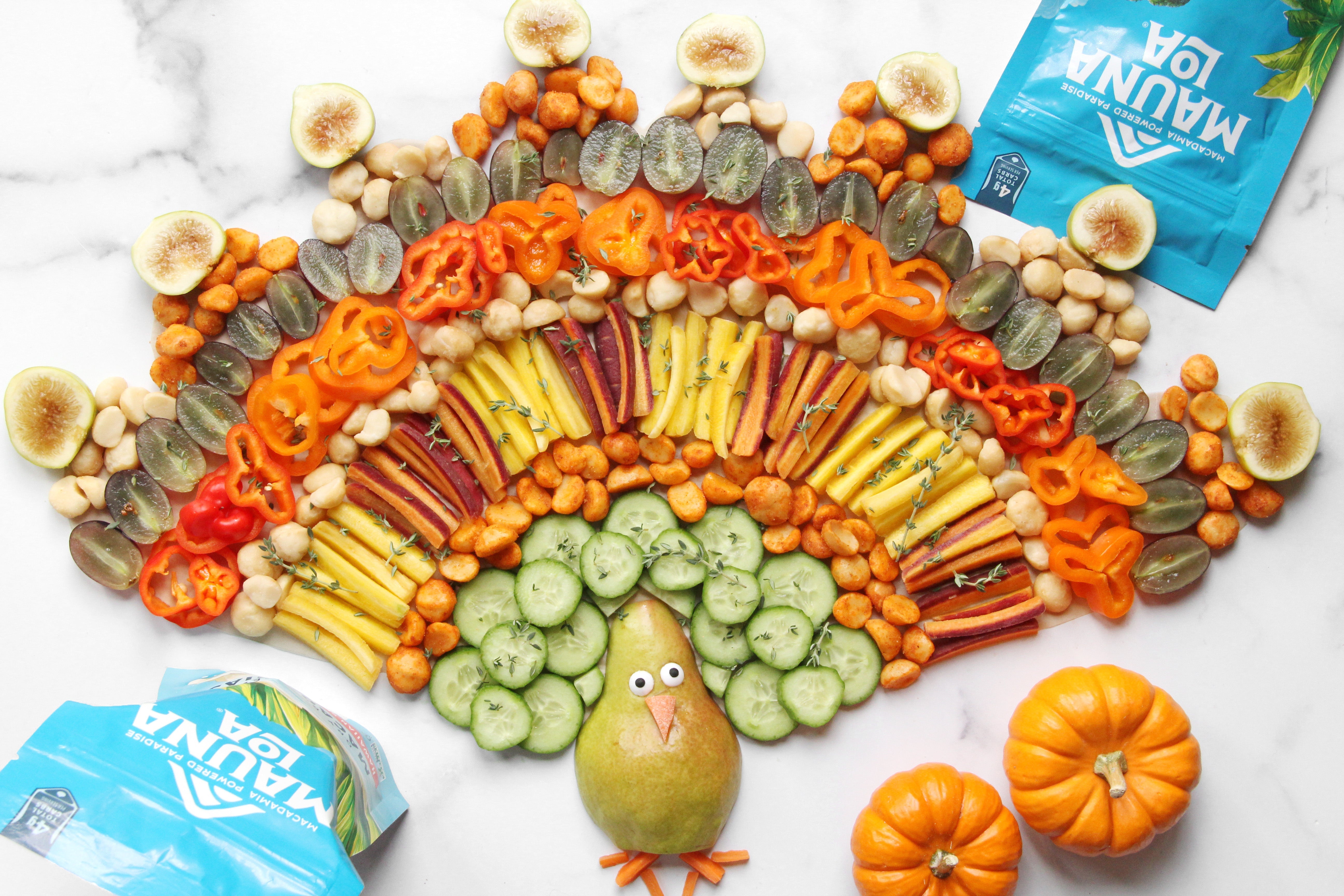 Thanksgiving Turkey Charcuterie Board