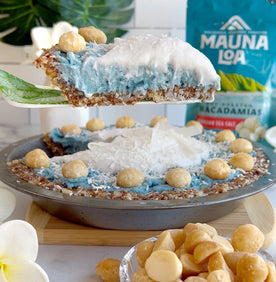 Tropical Ocean Macadamia Coconut Cream Pie