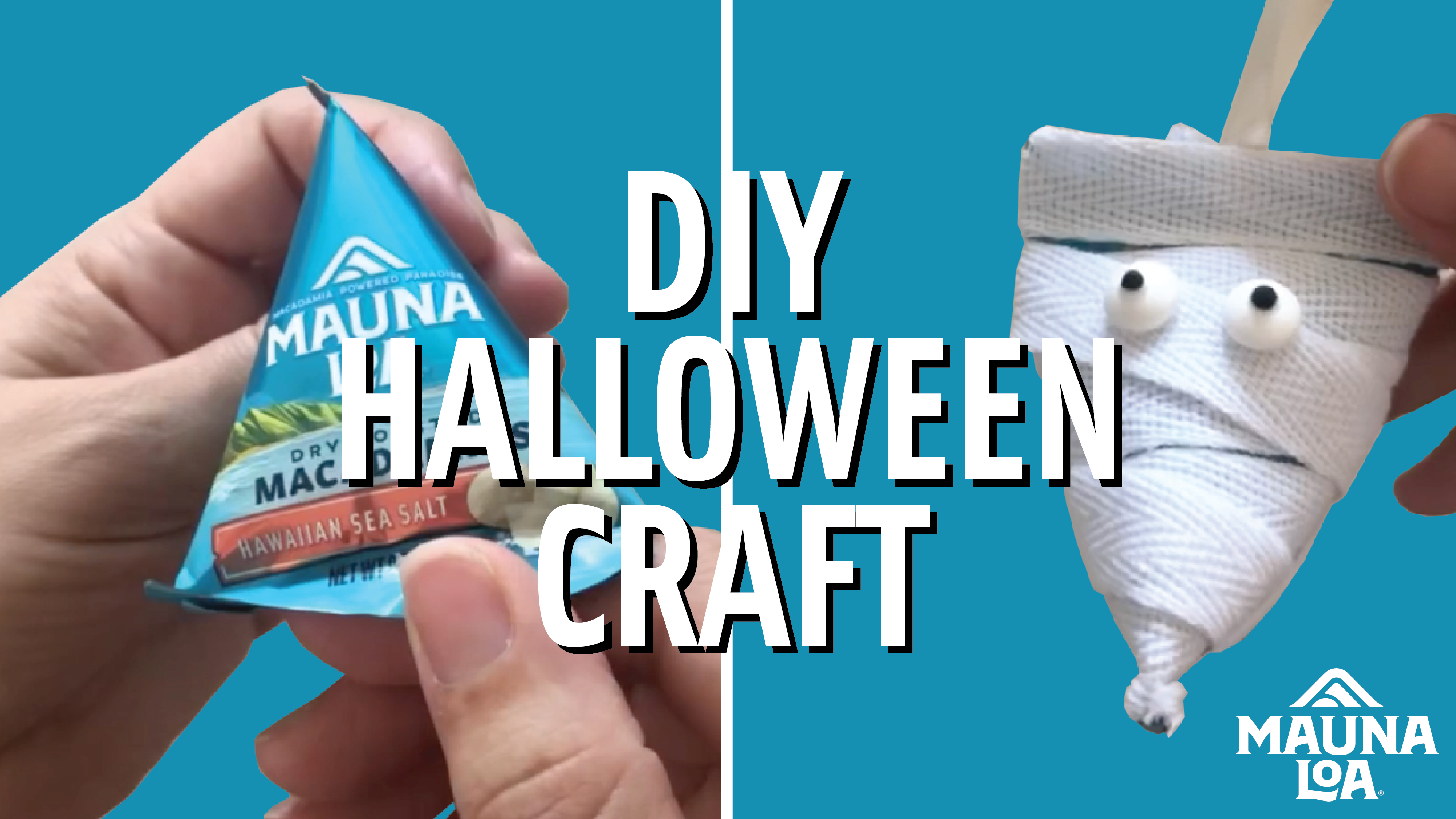 DIY Halloween Craft - Mummy