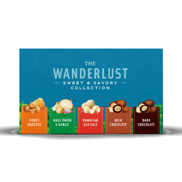 Assorted Macadamias - The Wanderlust Collection Sweet & Savory Cups - Hawaiian Host X Mauna Loa Gallery Fullscreen Image