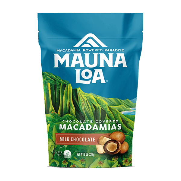 Chocolate Covered Macadamias - Milk Chocolate Medium Bag - Hawaiian Host X Mauna Loa Gallery Fullscreen Image