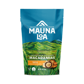 Chocolate Covered Macadamias - Milk Chocolate Toffee Small Bag