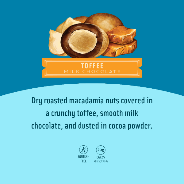 Chocolate Covered Macadamias - Milk Chocolate Toffee Small Bag - Hawaiian Host X Mauna Loa Gallery Fullscreen Image