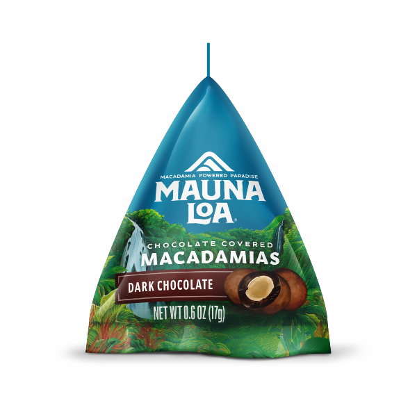 Chocolate Covered Macadamias - Dark Chocolate Mini Mauna - Hawaiian Host X Mauna Loa Gallery Fullscreen Image