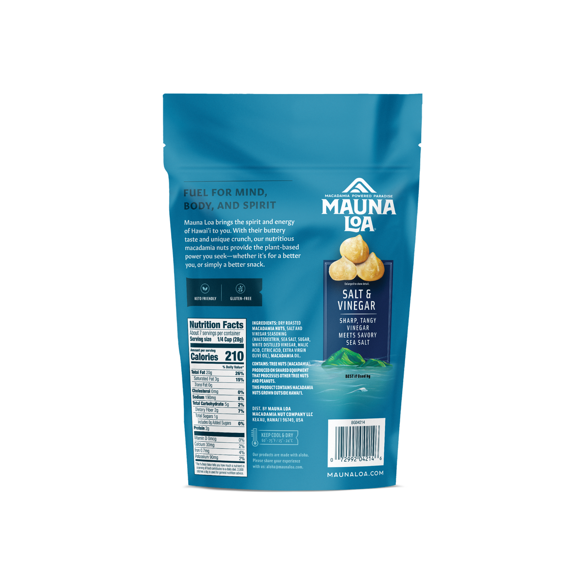 Flavored Macadamias - Sea Salt Vinegar Medium Bag Gallery Fullscreen Image